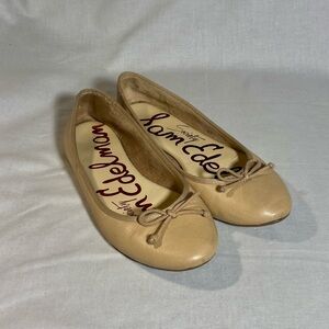 Sam Edelman Women's Cream Ballet Flats